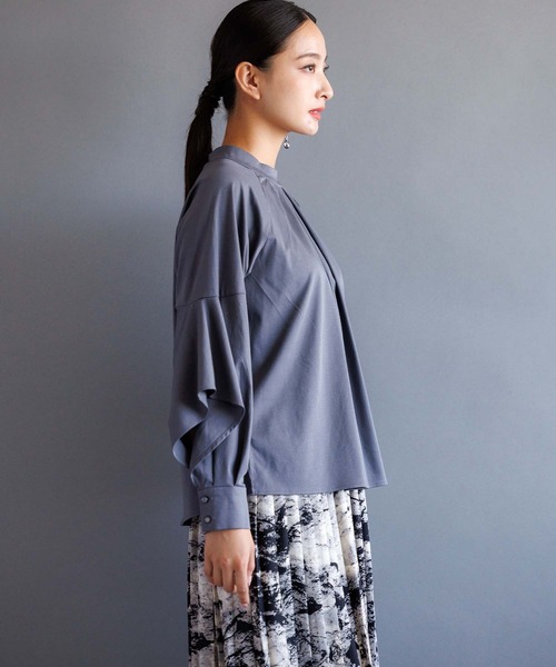 「RAW FUDGE」 長袖シャツ M ブラック レディース_画像9