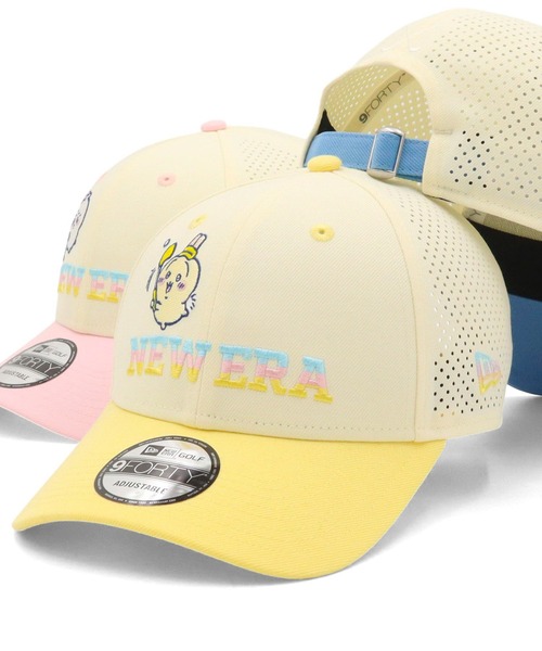 Nike ゴルフキャップ ホワイト/イエロー NEW ERA（ニューエラ） キャップ 帽子 紫外線カット レディース ゴルフ