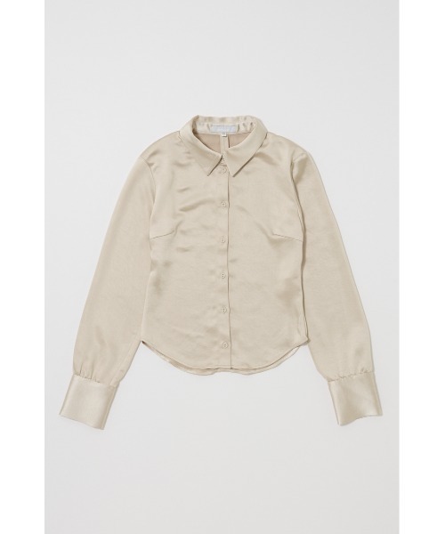 MOUSSY（マウジー） ブラウス シャツ SATIN FIT シャツ レディース