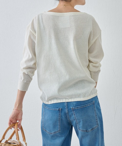 BEARDSLEY（ビアズリー） 7分袖カットソー FREE ホワイト レディース