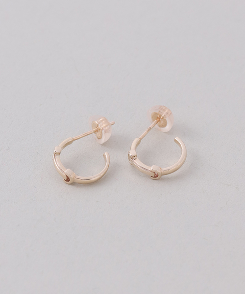 Lilas ピアス 「WEB限定」バックルピアス K10（両耳） レディース 