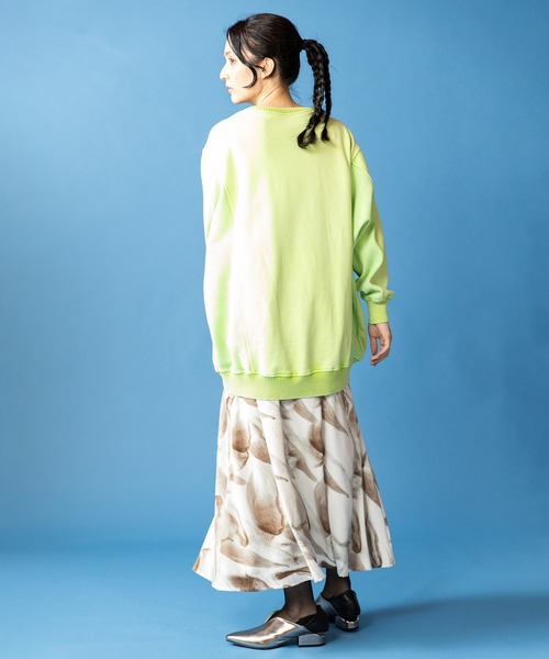 OSMOSIS(オズモーシス) 26SS 裏毛切替 プルオーバー レディース OSMOSIS（オズモーシス） ニット セーター 裏毛切替プルオーバー