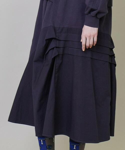 「FRAPBOIS」 長袖ワンピース 1 カーキ レディース_画像6