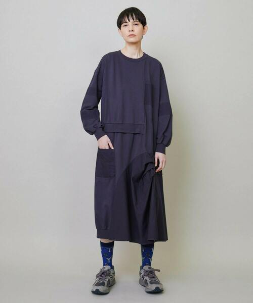 「FRAPBOIS」 長袖ワンピース 1 カーキ レディース_画像8