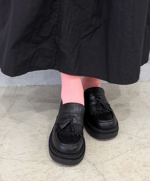 「byあしながおじさん」 シューズ L ブラック レディース_画像3