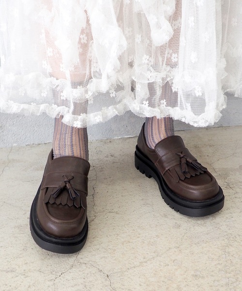 「byあしながおじさん」 シューズ L ブラック レディース_画像7