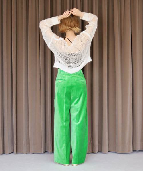 「SLOBE citron.」 長袖ニット FREE サックスブルー レディース_画像4