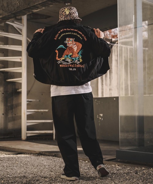 WONDER WALL MOTEL ブルゾン アウター mj11319-EMBROIDERY DRIZZLER