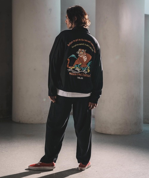 WONDER WALL MOTEL ブルゾン アウター mj11319-EMBROIDERY DRIZZLER