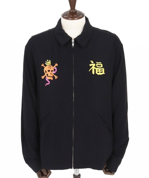 WONDER WALL MOTEL ブルゾン アウター mj11319-EMBROIDERY DRIZZLER