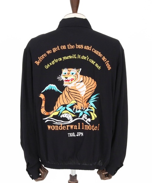 WONDER WALL MOTEL ブルゾン アウター mj11319-EMBROIDERY DRIZZLER