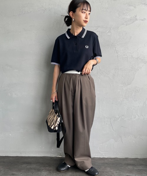 FRED PERRY（フレッドペリー） ポロシャツ ポロ ツインティップライン