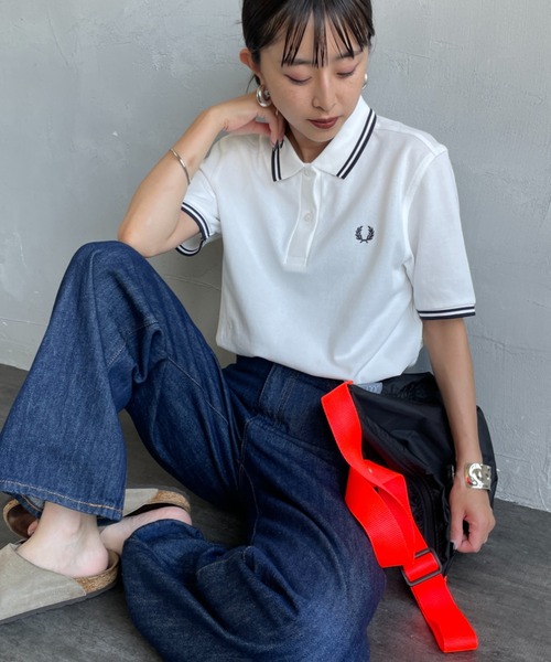 FRED PERRY（フレッドペリー） ポロシャツ ポロ ツインティップライン