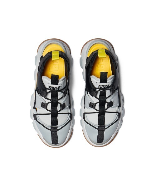 「ONITSUKA TIGER YELLOW COLLECTION」 フラットサンダル 25 グレー系その他 レディース_画像3