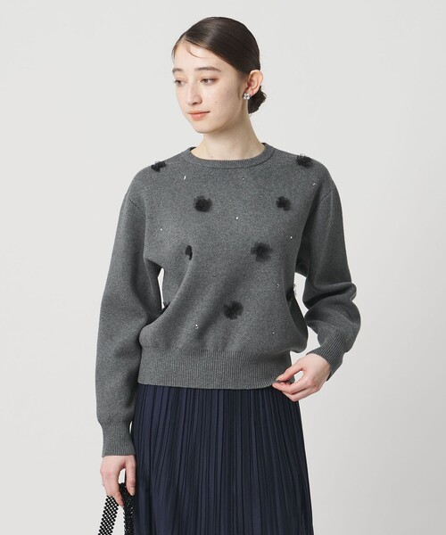 UNITED ARROWS（ユナイテッドアローズ） ニット セーター 3D ビジュー