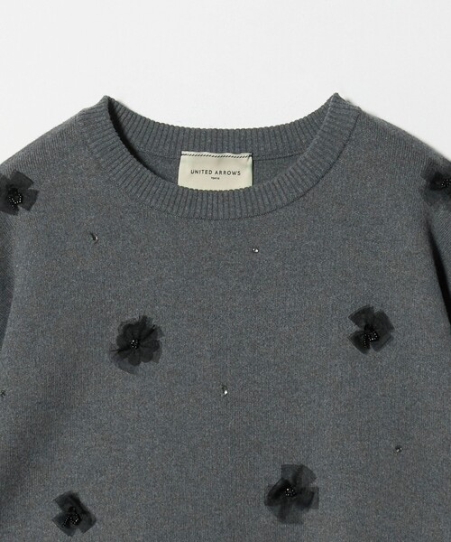 UNITED ARROWS（ユナイテッドアローズ） ニット セーター 3D ビジュー