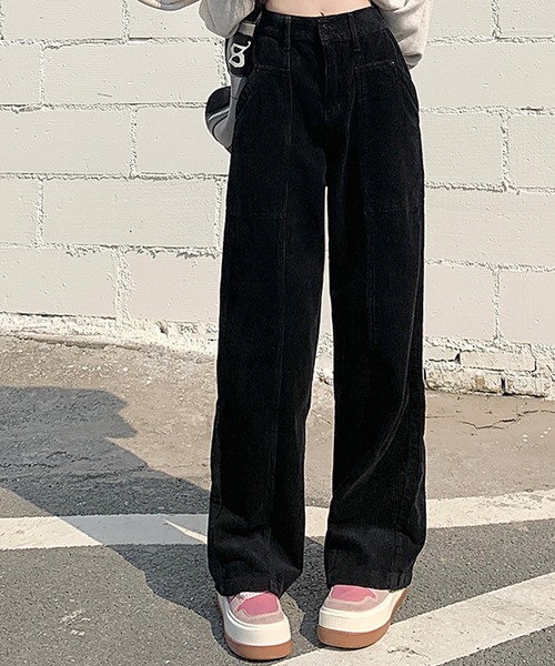 「HALEY PESCA」 コーデュロイパンツ SMALL ホワイト レディース_画像2