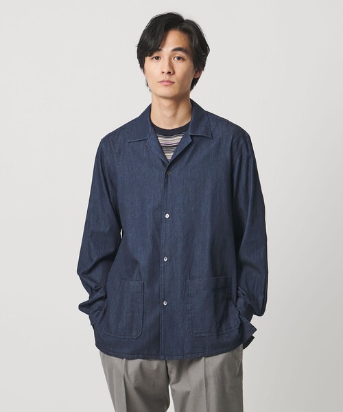 UNITED ARROWS（ユナイテッドアローズ） シャツ デニム オープンカラー