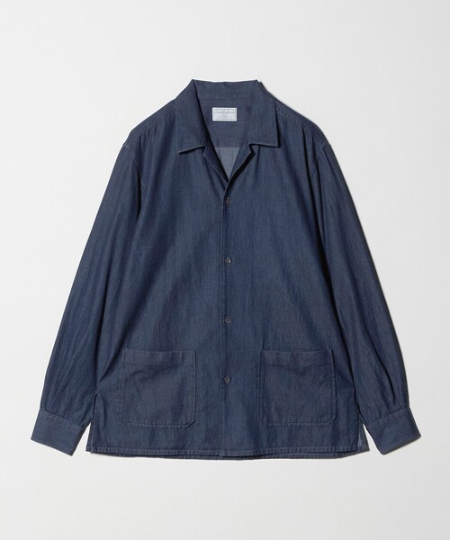 美品　ユナイテッドアローズ　シャツ UNITED ARROWS（ユナイテッドアローズ） シャツ デニム オープンカラー