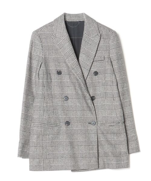 ALLSAINTS（オールセインツ） チェック柄ジャケット 4 ブラック 