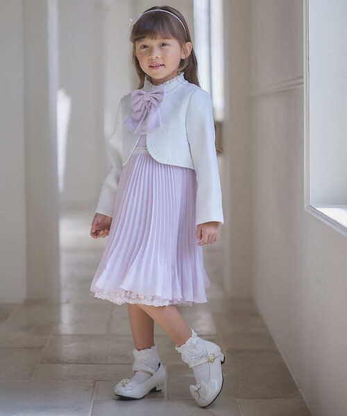 「ANY」 「KIDS」半袖ワンピース 130 パープル キッズ_画像5