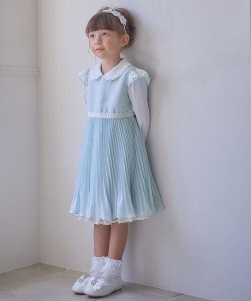 「ANY」 「KIDS」半袖ワンピース 130 パープル キッズ_画像8
