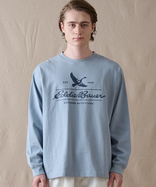 Eddie Bauer（エディーバウアー） tシャツ クラシックロゴプリント