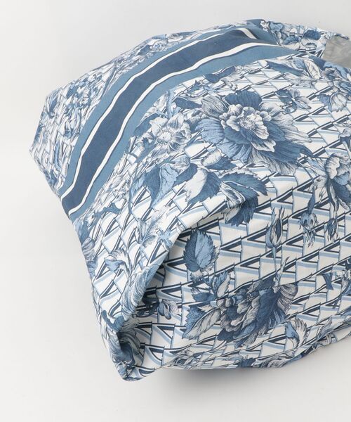 「VERMEIL par iena」 花柄トートバッグ - ブルー レディース_画像3