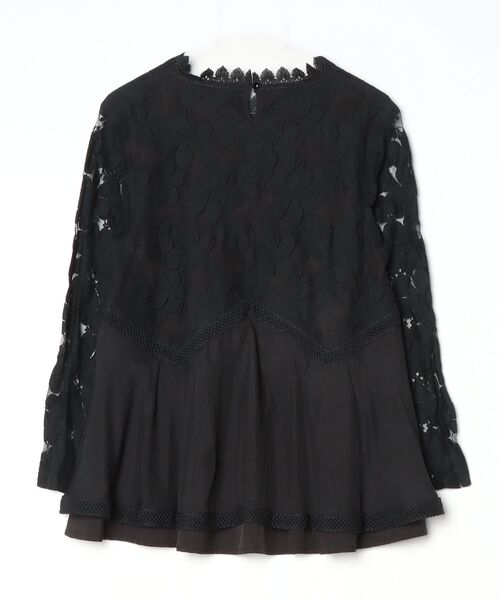 「CAWAII」 長袖ブラウス X-LARGE ブラック レディース_画像2