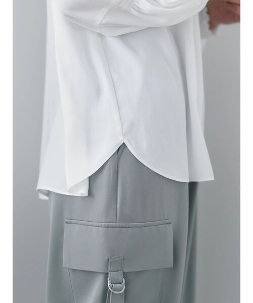 「YECCA VECCA」 長袖ブラウス FREE チャコールグレー レディース_画像3