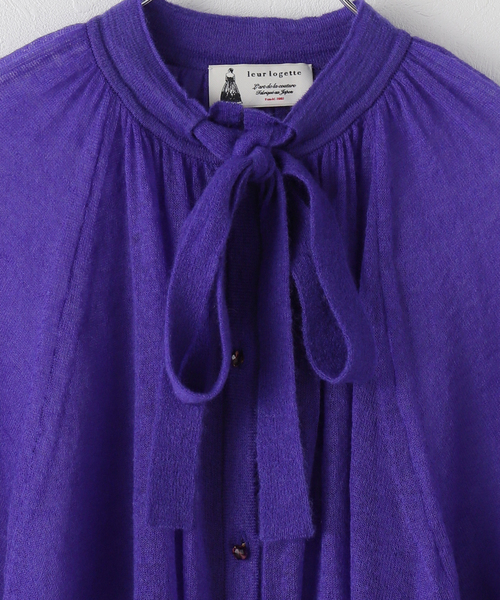 ニット セーター leur logette/ルールロジェット airy mohair ニット 20532 レディースの画像