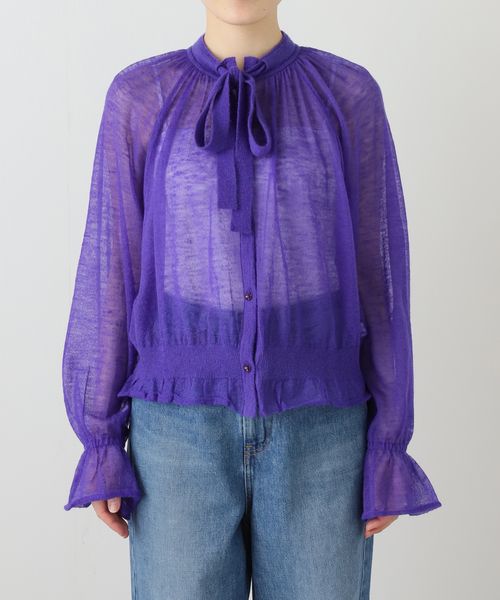 ニット セーター leur logette/ルールロジェット airy mohair ニット 20532 レディースの画像
