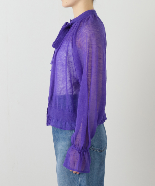 ニット セーター leur logette/ルールロジェット airy mohair ニット 20532 レディースの画像