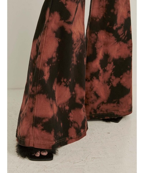 「PAMEO POSE」 ブーツカットデニムパンツ MEDIUM ブラウン レディース_画像5