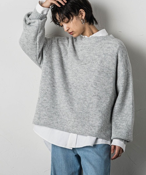 「MAYSON GREY」 長袖ニット 2 ブルー レディース_画像7