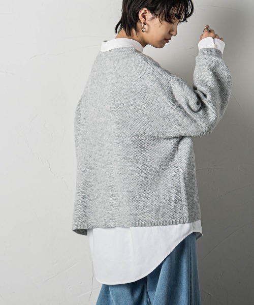 「MAYSON GREY」 長袖ニット 2 ブルー レディース_画像8