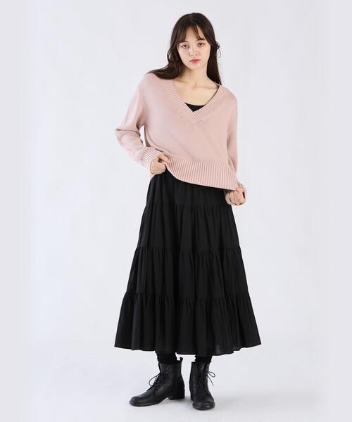 「To b. by agnes b.」 長袖ニット FREE ピンク レディースの画像
