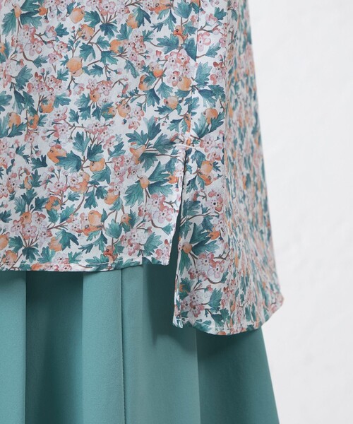 AMACA（アマカ） ブラウス シャツ 「LIBERTY」SPRING ORCHARD