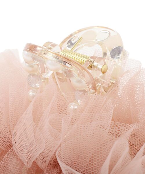 Maison de FLEUR（メゾンドフルール） ヘアクリップ チュールビジュー