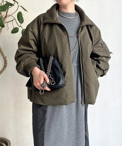 un dix cors（アンディコール） コート アウター ミリタリーバルーン 