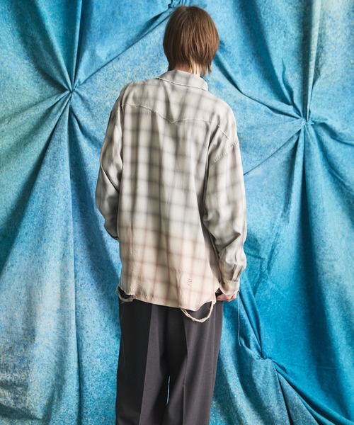 メゾンスペシャル　シャツ MAISON SPECIAL（メゾンスペシャル） シャツ 「UNISEX」Cotton Silk