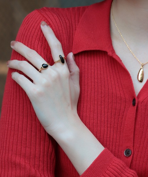 「NOIR DE POUPEE」 リング #15 ピンク レディース_画像9