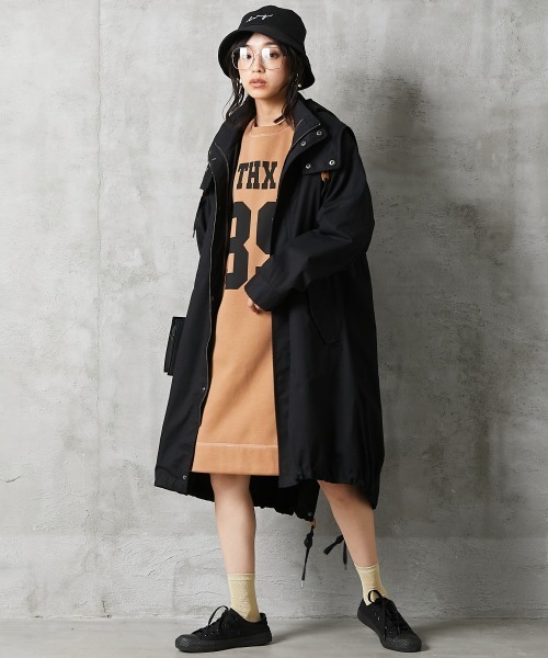 「GEVS.」 長袖ワンピース L モカ レディース_画像2
