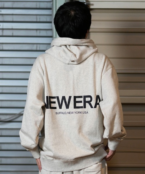 「NEW ERA」 プルオーバーパーカー L ブラック メンズ_画像4