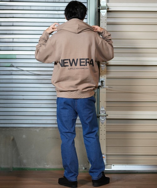 「NEW ERA」 プルオーバーパーカー L ブラック メンズ_画像9