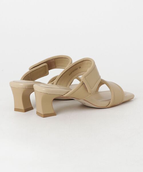 「PICHE ABAHOUSE」 フラットサンダル 39 ベージュ レディース_画像2