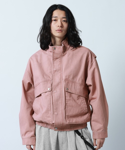 RAGEBLUE（レイジブルー） ブルゾン アウター Stand Neck Denim Bomber