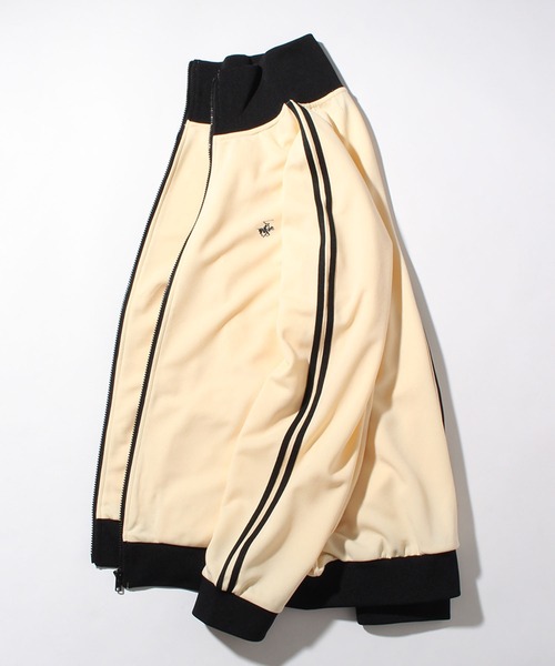 「BEVERLY HILLS POLO CLUB」 ジャージブルゾン LL グレー メンズ_画像5