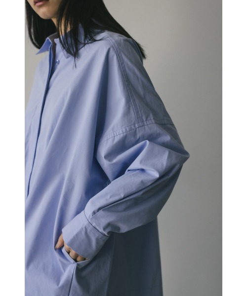 「STYLEMIXER」 長袖シャツ FREE サックスブルー レディース_画像7