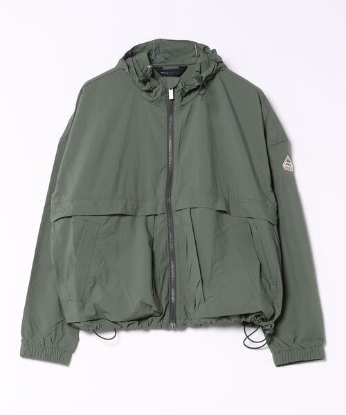 「Pyrenex」 ナイロンブルゾン 38 カーキ レディースの画像
